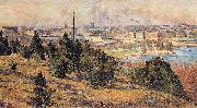 Karl Nordstrom View of Stockholm from Skansen oil painting reproduction